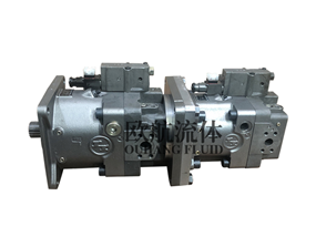 BRUENINGHAUS HYDROMATIK雙聯軸向柱塞變量泵雙聯柱塞泵A11VO 160 LRDU2/10 R-PZD 12 K84串A11VO95LRDU2/10R-PPD12N00
